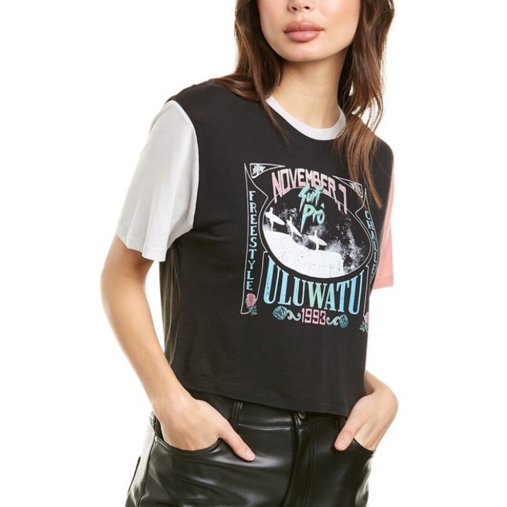 IRO Cropped Graphic Tee
